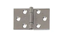 Scharnier breit Edelstahl matt 60 x 90 x 1.25mm