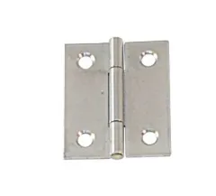 Scharnier halbbreit Edelstahl 50 x 39 x 1.1mm