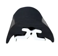 Scheuerleiste Radial 80, H=52mm, Rollenlänge 16m, Schwarz