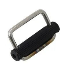 Schnalle mit bewegl. Aluminium-Steg für 30mm