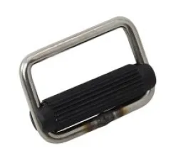 Schnalle mit bewegl. Kunststoff-Steg für 40mm