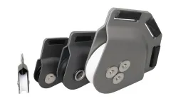 Schothornblock Gr.2 50x15mm Rolle max.10mm Leine