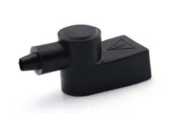 Schutzkappe (gerade, schwarz, 10-35 mm²)