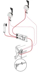 Seastar Dual Station Unit für Wendegetriebe (207573)