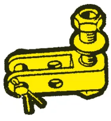 Seastar Gabel A375 Für Steuerkabel Mit Loch