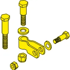 Seastar Gabel-Satz Niro Für Kurzbolzen (Skiboot)