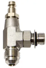 Seastar Hynautic Bleeder Tee For Use With 5/16 Or 3/8 Hose (2 Pro Kit)