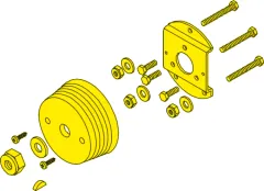 Seastar Montagesatz Für Sh8050 Light Duty Steuerkopf Inkl. Nabekappe
