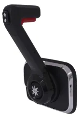 Seastar Xtreme Einhebel-Fernbedienung, Seitenmontage, Mit Trimmschalter, Schwarz