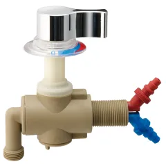 Shower mixer Mono Mix, undermount (Chrom/schwarz, 140 g, 4A, 3 bar, Schlauchdurchführung, 37 mm, 80 mm, 20 mm)