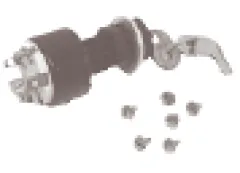 Sierra Polyester Zündschloß, 3-Magnetische Positionen, Off-Run-Start (Dauerend), Max. Wanddicke 28.6mm, 6-Polig