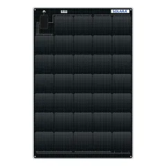 SOLARA Power M-Serie - S555M34 Marine125Wp Kabelausgang -Vorderseite-