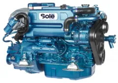 Solé Schiffsdiesel SM-94 mit Hydraulischem Wendegetriebe TM93, R=2.77:1