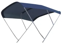 Sonnen-Top Modell 'Biminox', Blau, 245x245x145cm, Niro Streben