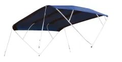 Sonnen-Top Modell 'Sixty', Navy, 200x156x252cm; Aluminium Streben