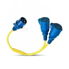 Splitter Cord 16A / 250V CEE / 2xCEE