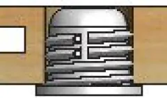 Standard-Buchse PC-F1A selbstschneidend VP=100