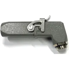 Steckverbinder TUFP IP-65 / runde Einheiten / gebogener Anschluss