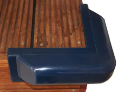 Stegfender Groß, 90°, 60x500mm, Dunkelblau