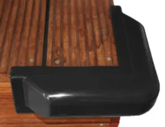 Stegfender Groß, 90°, 60x500mm, Schwarz