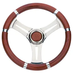 Steuerrad VS01 in Grau Ø350mm 3 Speichen