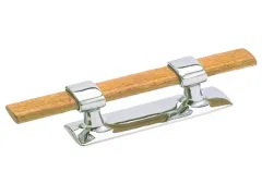 Stockpoller Messing verchr 260mm