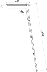 Stufe Kunststoffbelag für Badeleiter