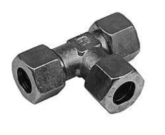 T-Stück Stahl mit Wirbel 10L