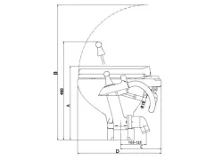 Talamex Marine Toilette Standard turn2lock
