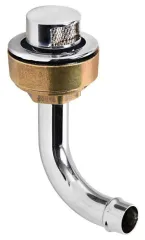 Tankentlüftung (Ø20 mm, eingebaut, nach unten 90°, Messing verchromt)