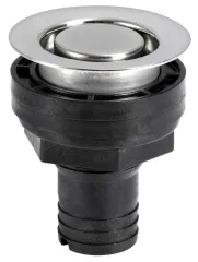 Tankentlüftung (gerade mit Klemmverbindung, Kunststoff mit Kopf aus Edelstahl, Ø26 mm)