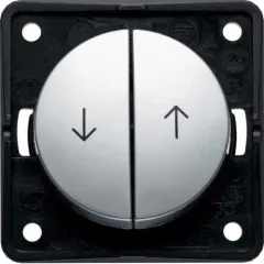 Taster für Jalousie mit Pfeilen (chrom matt)