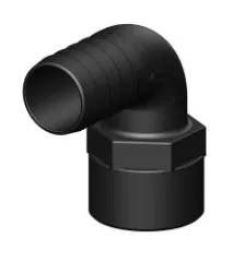 TD-Schlauchverbinder 90° 1/2/16mm lose