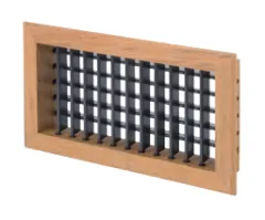 Teak-Luftauslaßgitter, 152x102mm