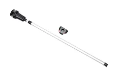 Tragbares Led Navigations Stablaterne 360° Mit Teleskop-Aluminiumrohr, L=790-1358mm