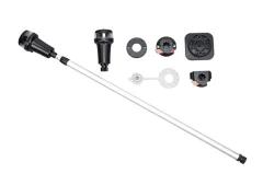 Tragbares Led Navigations Stablaterne Satz Mit Teleskop-Aluminiumrohr, L=790-1358mm Mit Adaptersatz