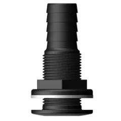 Trudesign Borddurchlässe mit Tülle (1" x 25 mm, schwarz)