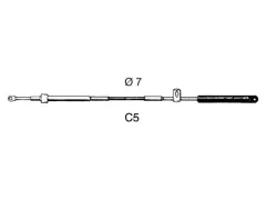 UF Schaltkabel C5 8ft 2,44m