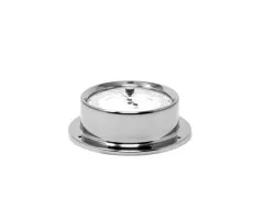 Uhr 84x110mm verchromt