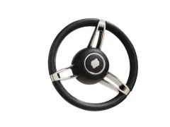 º Ultraflex Steuerrad BOCCANEGRA B Ø 350mm Ledergriff schwarz