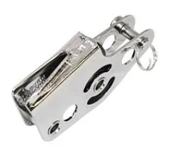 Umlenkblock mit breiter Grundplatte 25 x 8mm Nylon