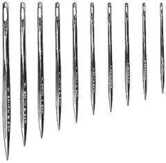 Umschlag mit 5 St. Segelnadeln sortiert #13 - 19