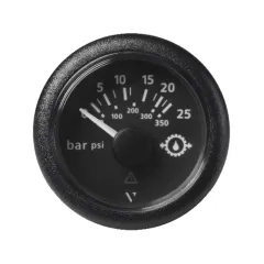 Veratron Öldruckanzeiger (12/24V, schwarz, 0-25 bar, 52 mm)