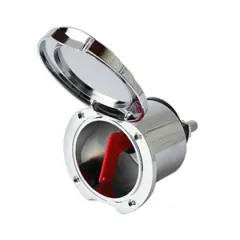 Verchromter Unterputzkasten Mit Batterieschalter 100a (B)