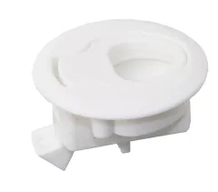 Verschlussschnäpper Kunststoff weiß