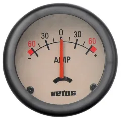 Vetus Amperemeter 12/24V beige