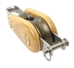 VICTORY-Kugellager-Holzblock 45mm m.Auge+UB