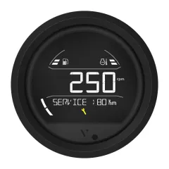 VL Digital 85 (12/24V, Single, Dreieck, Schwarz)