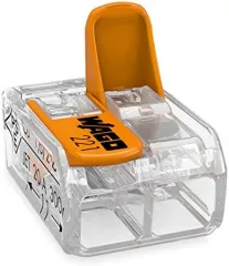 Wago-Verbindungsklemme (2 x 2.5 mm², 50 Stück im Karton)