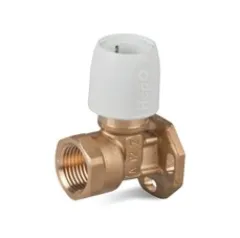 Wandplattenkupplung aus Messing